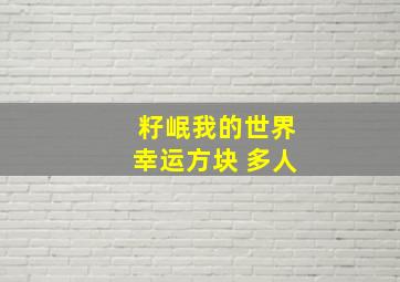 籽岷我的世界幸运方块 多人